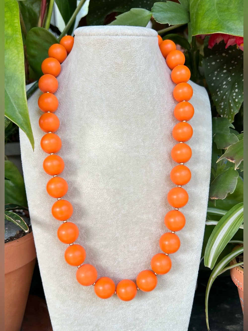 Orange necklace